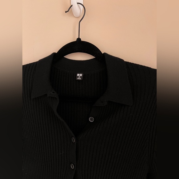 Uniqlo Sweaters - Uniqlo Merino Wool Ribbed Cardigan